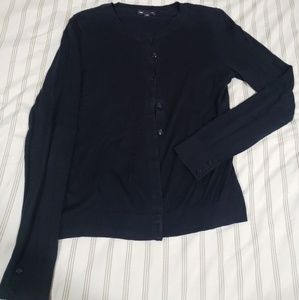 Navy cardigan